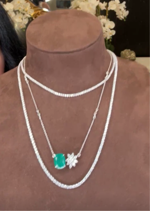 Long Tennis Necklace