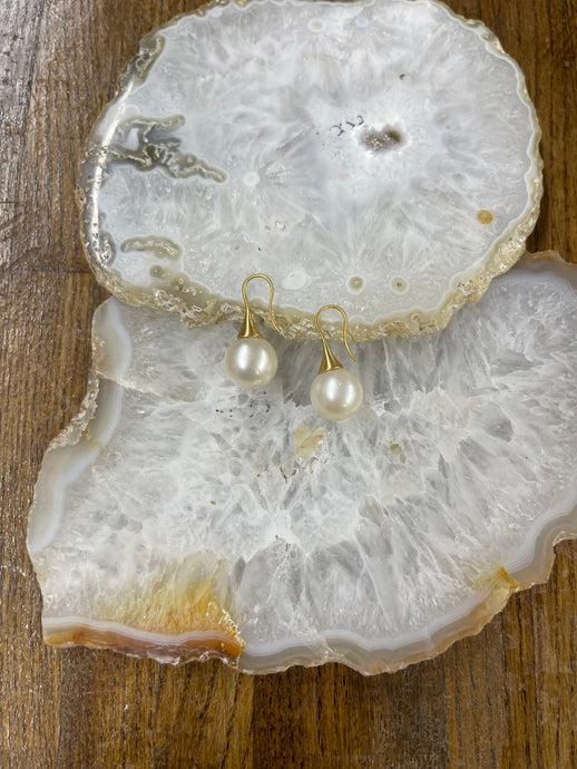 South Sea Pearl Drop Earrings