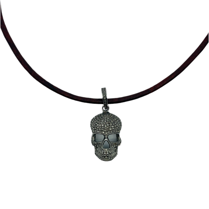 Diamond Skull Necklace