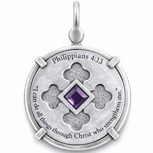 Kingdom Coin necklace Sterling Silver Frame and Coin - Vincent Peach Fine Jewelry