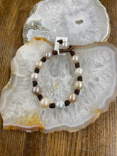 Freshwater/Leather Bracelet - Vincent Peach Fine Jewelry