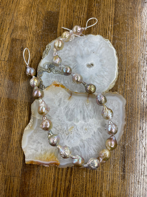 Pink Fireball Strand - Vincent Peach Fine Jewelry