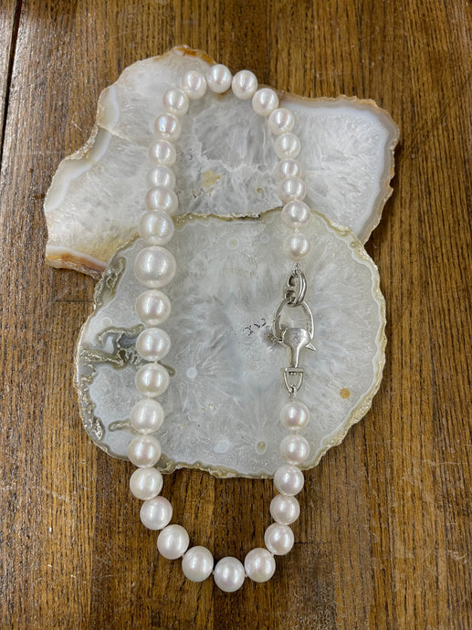 Freshwater Equestrian Knotted Necklace