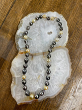 Multi Colored Pearl Necklace Gold Clasp - Vincent Peach Fine Jewelry