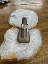 Freshwater/leather ring - Vincent Peach Fine Jewelry