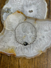 Sterling Silver Tahitian Pearl Stretch Bracelet - Vincent Peach Fine Jewelry