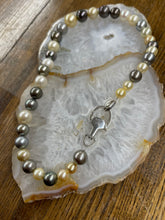 Golden/Tahitian Pearl Equestrian Clasp - Vincent Peach Fine Jewelry