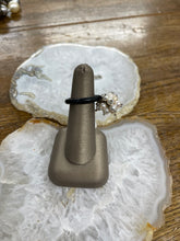 Freshwater/leather ring - Vincent Peach Fine Jewelry