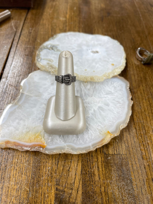 Buckle Diamond Ring