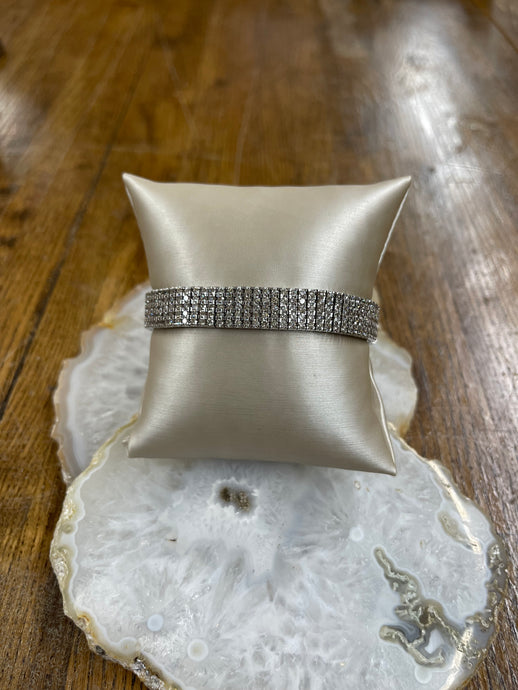 10ct Diamond 18k White Gold Bracelet