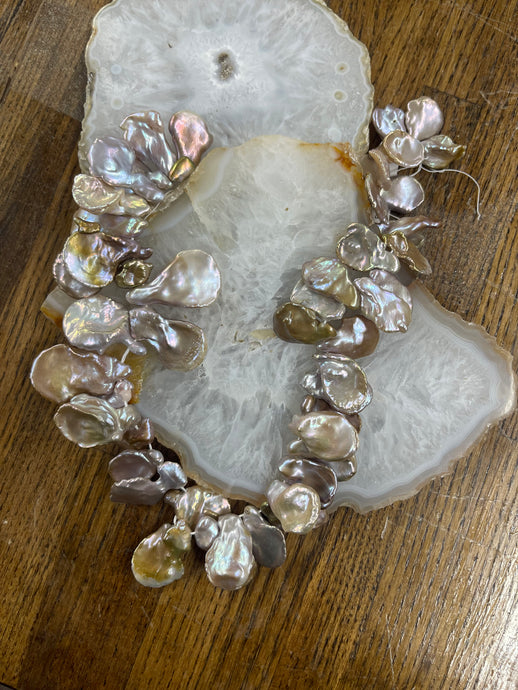 13-18mm Keshi Pearl Strand - Vincent Peach Fine Jewelry