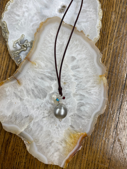 Silver Tahitian Pearl Royal Drop - Vincent Peach Fine Jewelry
