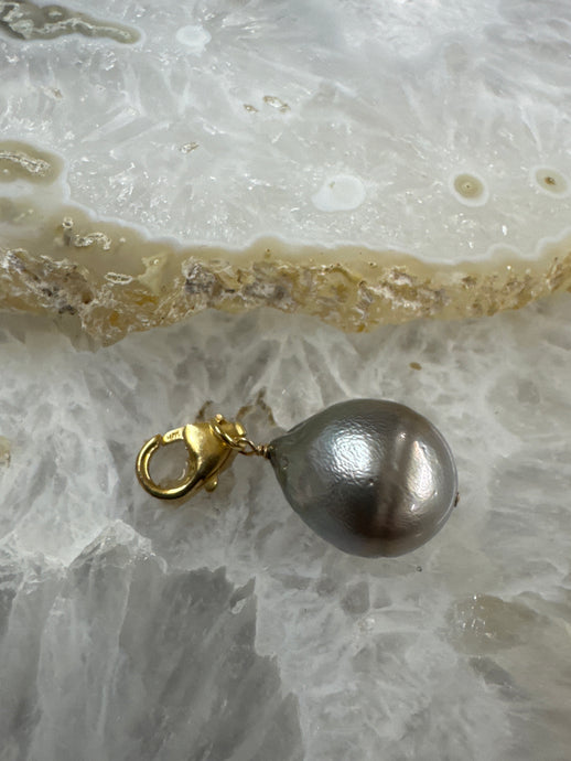 18x15 Drop Tahitian Enhancer - Vincent Peach Fine Jewelry