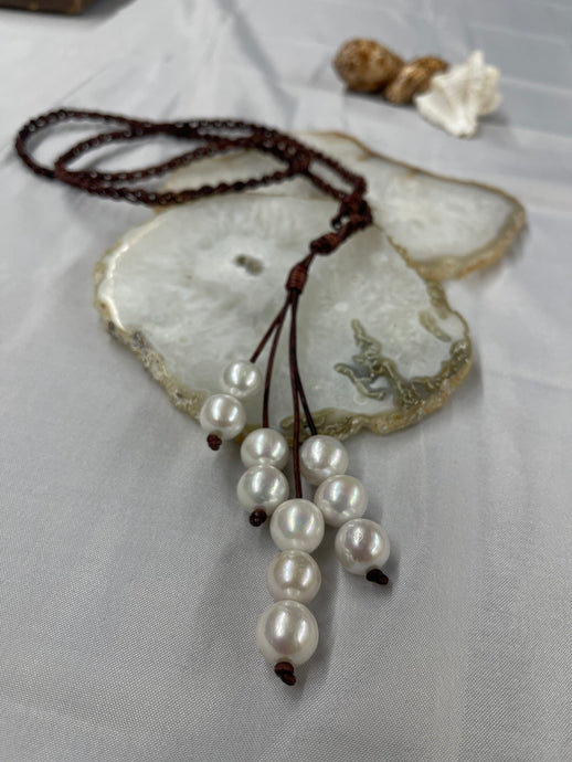 Freshwater S Hook Lariat - Vincent Peach Fine Jewelry