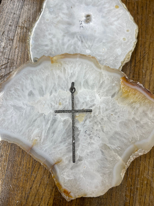 Diamond Cross Pendant - Vincent Peach Fine Jewelry