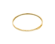 1.01 Carat Diamond Bangle Bracelet in 14K Yellow Gold - Vincent Peach Fine Jewelry
