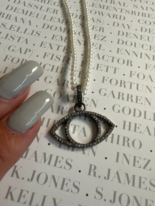 Evil Eye Pendant - Diamond
