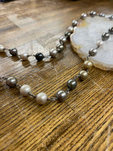 42” Tahitian Pearl Wire Wrap Necklace