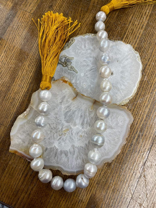 14.9-16.5mm White South Sea Pearl Strand