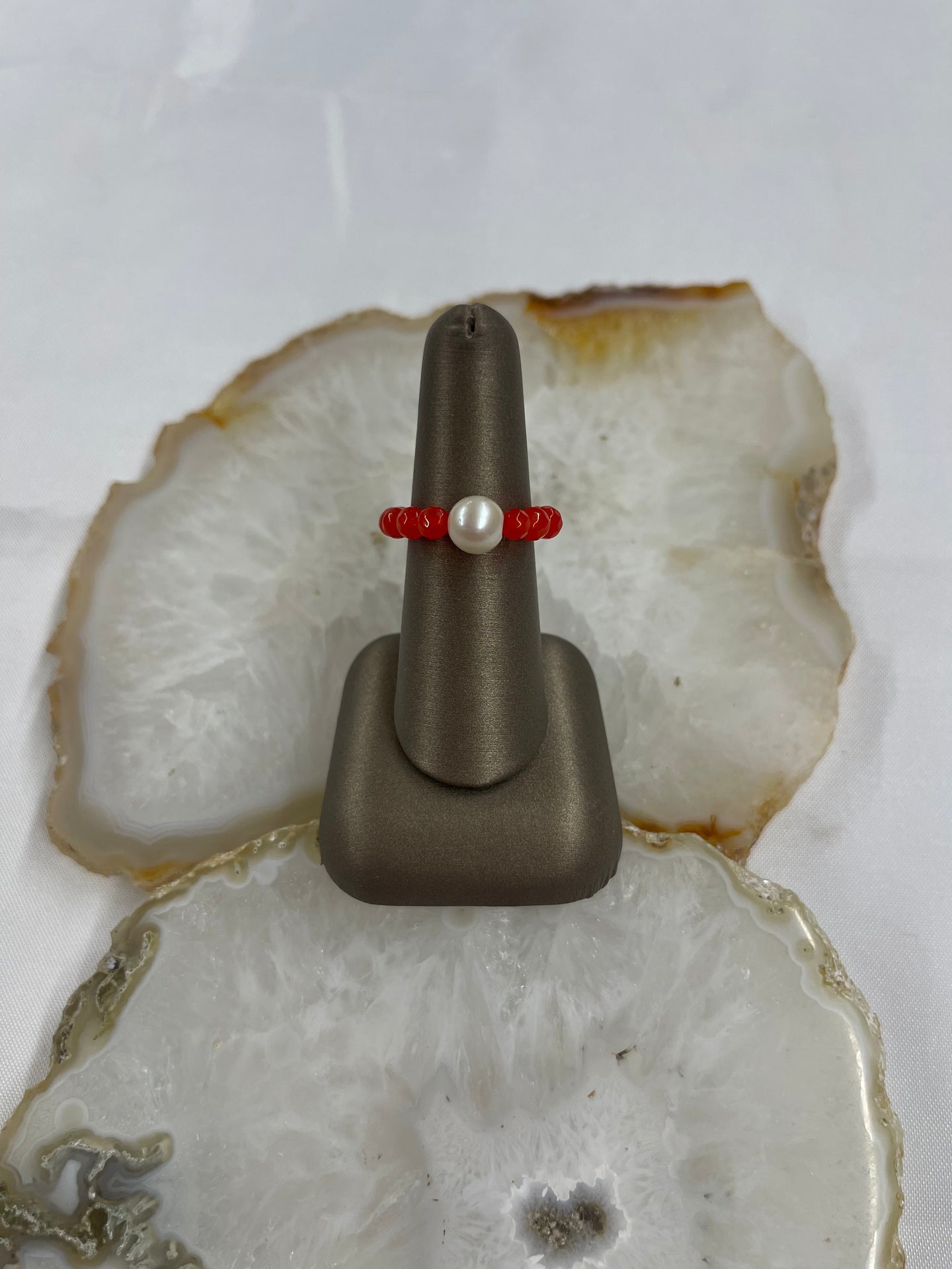 Orange Stretchy Ring