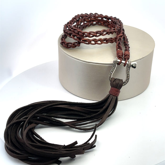 Diamond Shackle Comoros Tassel - Vincent Peach Fine Jewelry