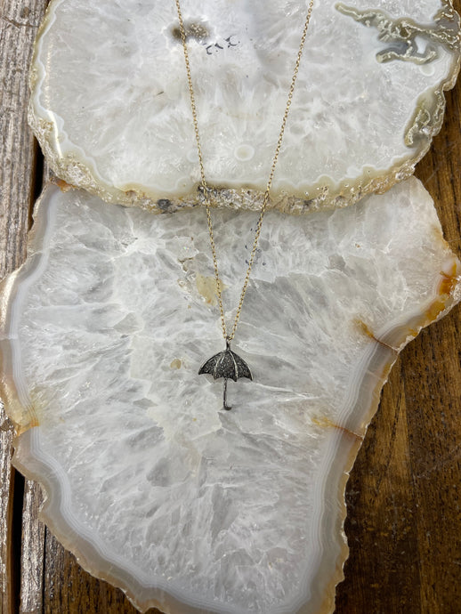 Umbrella Charm Necklace
