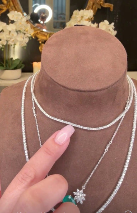 Tennis Necklace 3ct