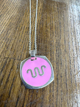 Pink Enamel Pendant - Vincent Peach Fine Jewelry