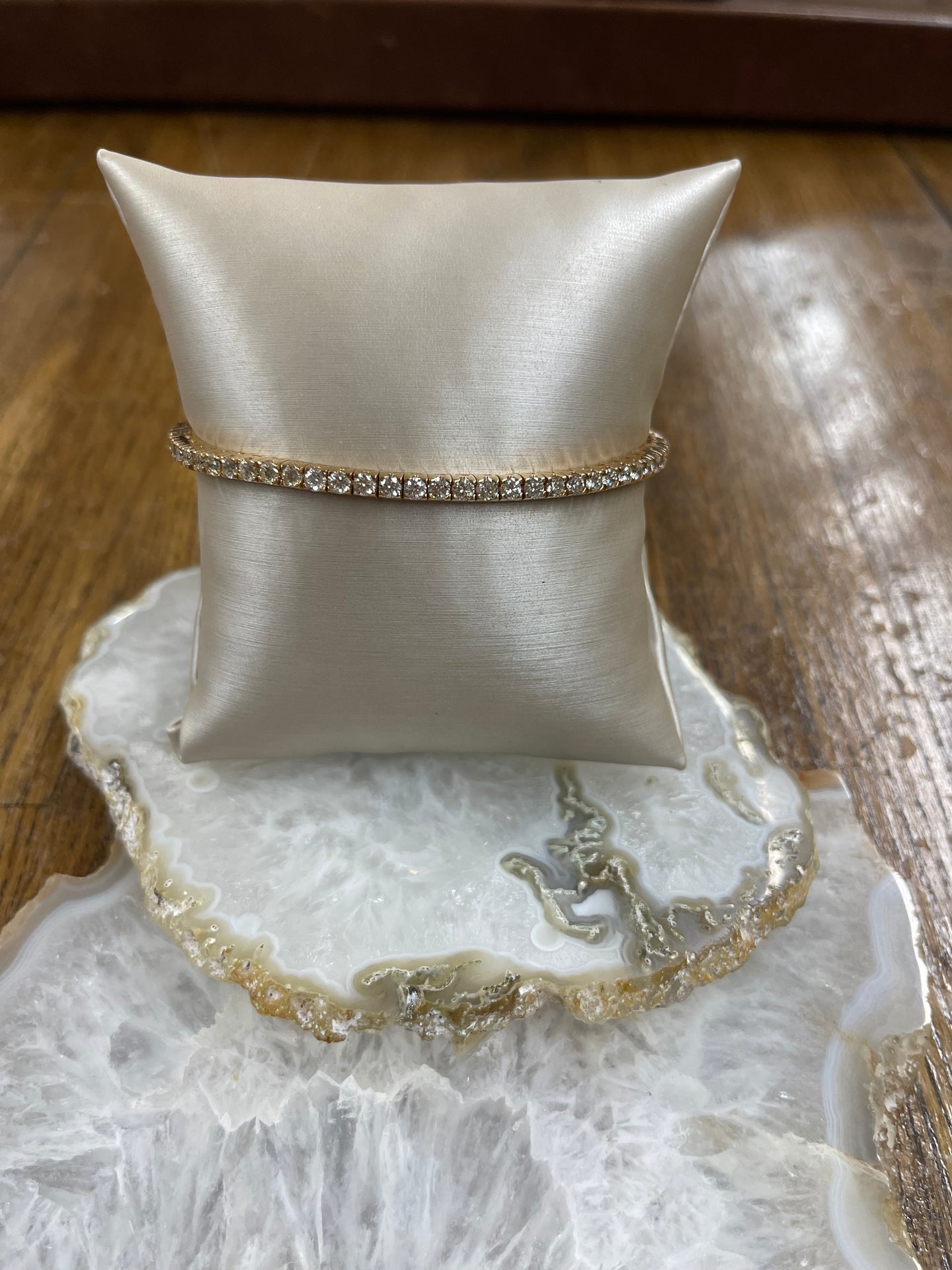 5ct Diamond Bracelet Rose Gold