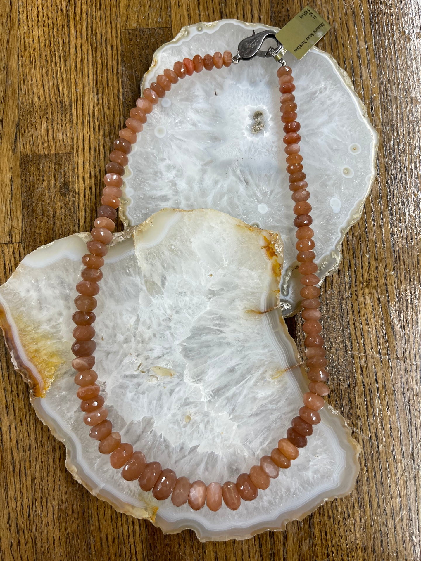 Stone/Diamond Necklace