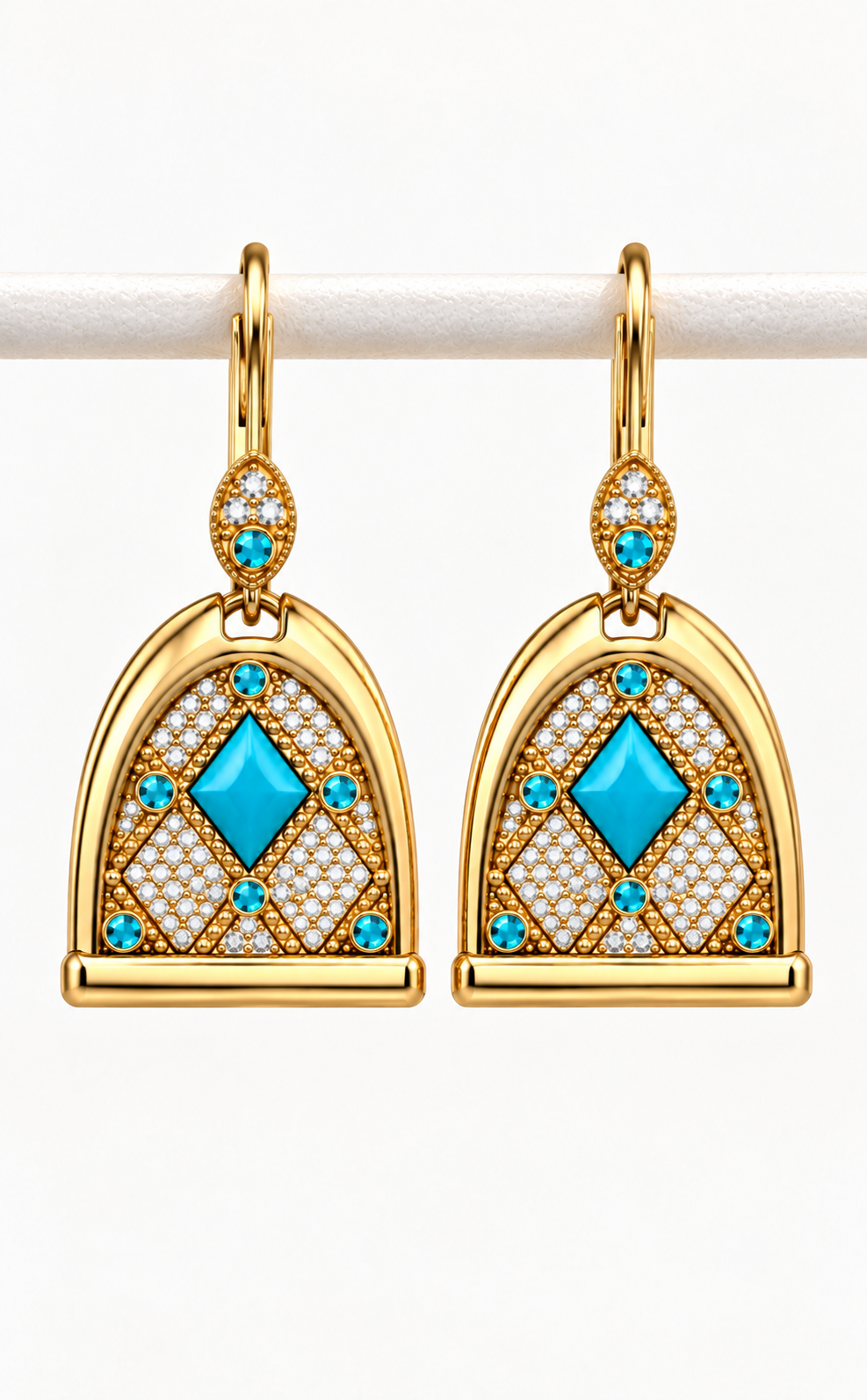Cavallo Stirrup Diamond Earrings