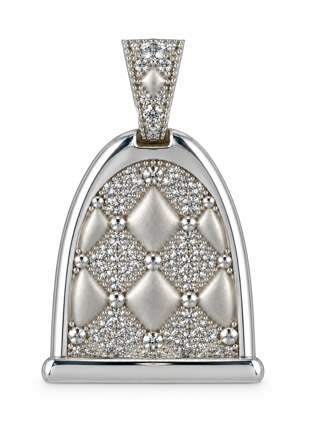 Cavallo Stirrup Diamond Pendant