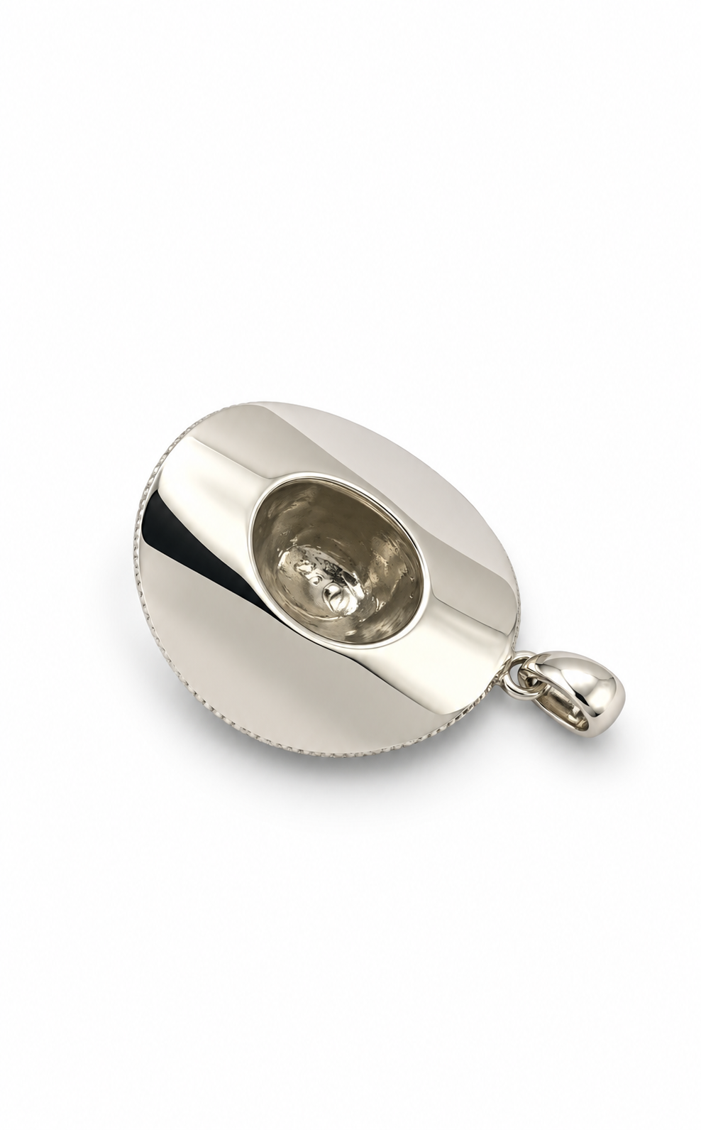 Cavallo Cowboy Hat Pendant, back