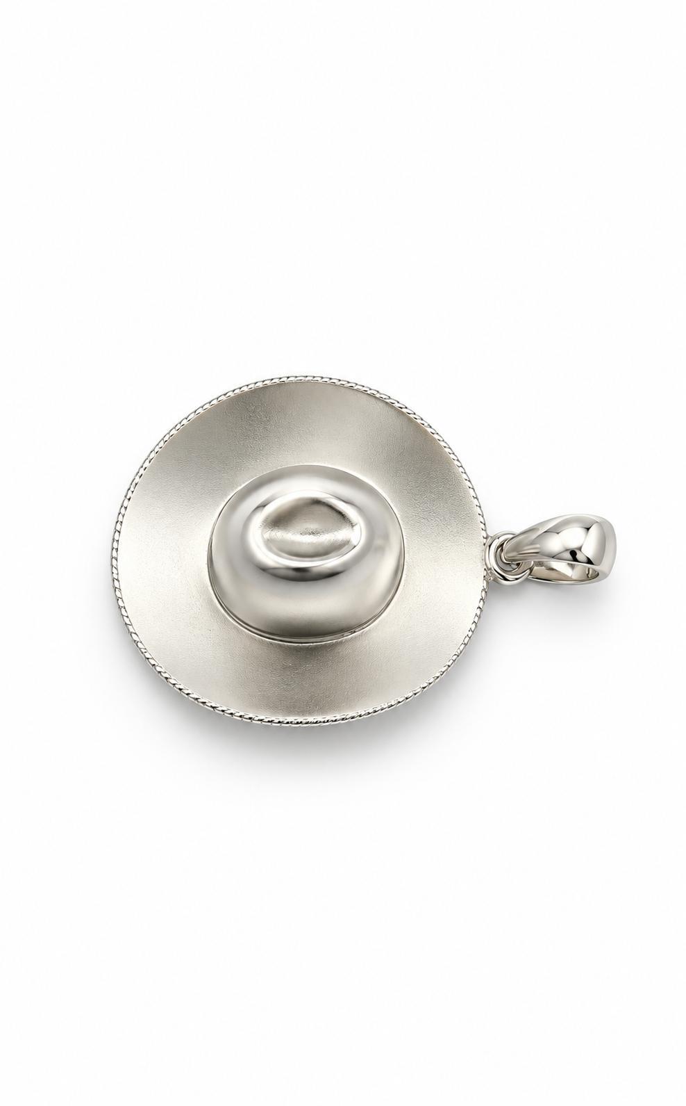 Cavallo Cowboy Hat Pendant, top