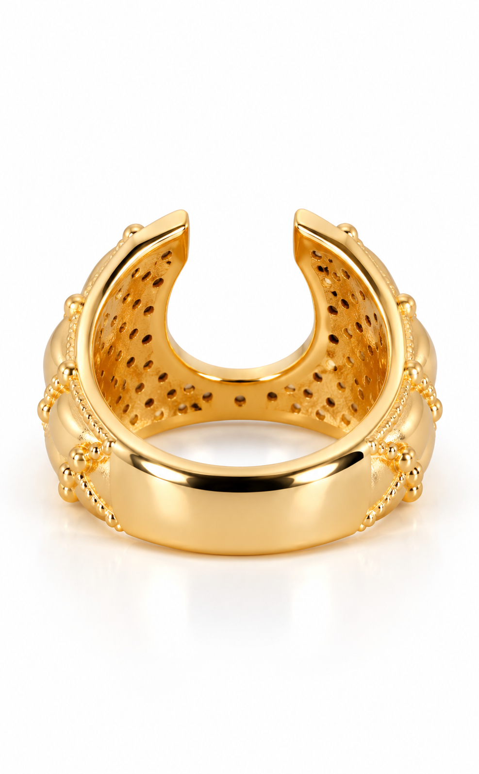 Cavallo Horseshoe Diamond Ring