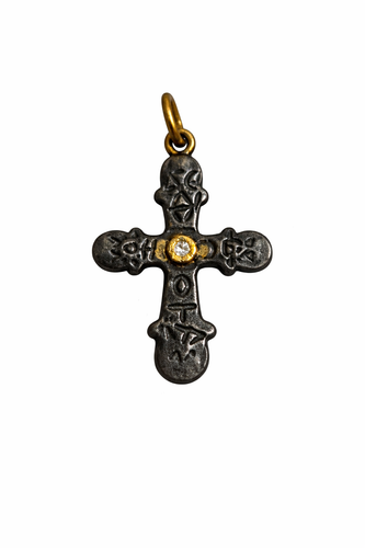 Cathedral Cross Diamond Pendent - Vincent Peach Fine Jewelry