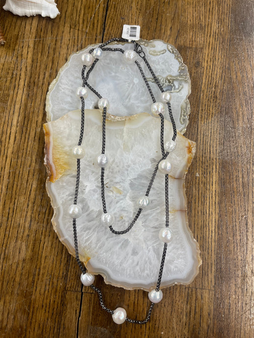 Chain Freshwater Lariat - Vincent Peach Fine Jewelry