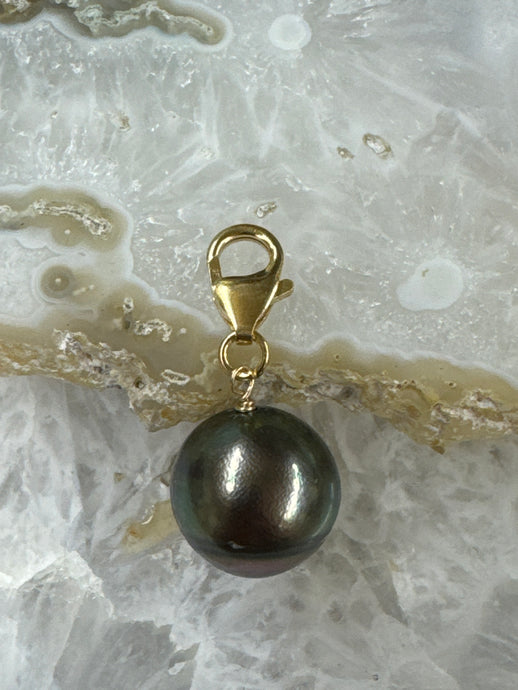 15.5mm Peacock Round Enhancer - Vincent Peach Fine Jewelry