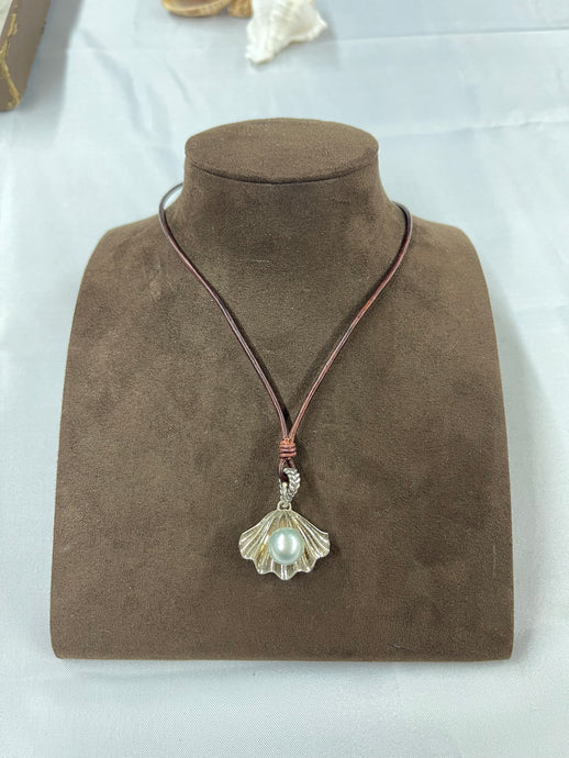 Tahitian Pearl Sterling Silver Shell - Vincent Peach Fine Jewelry