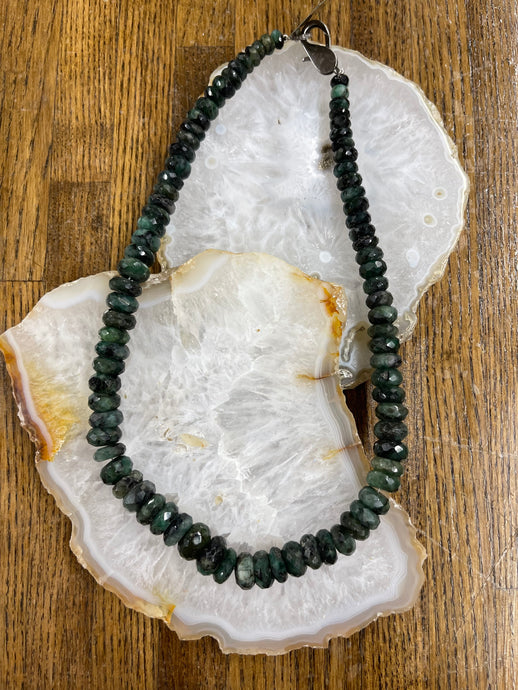 Stone/Diamond Necklace