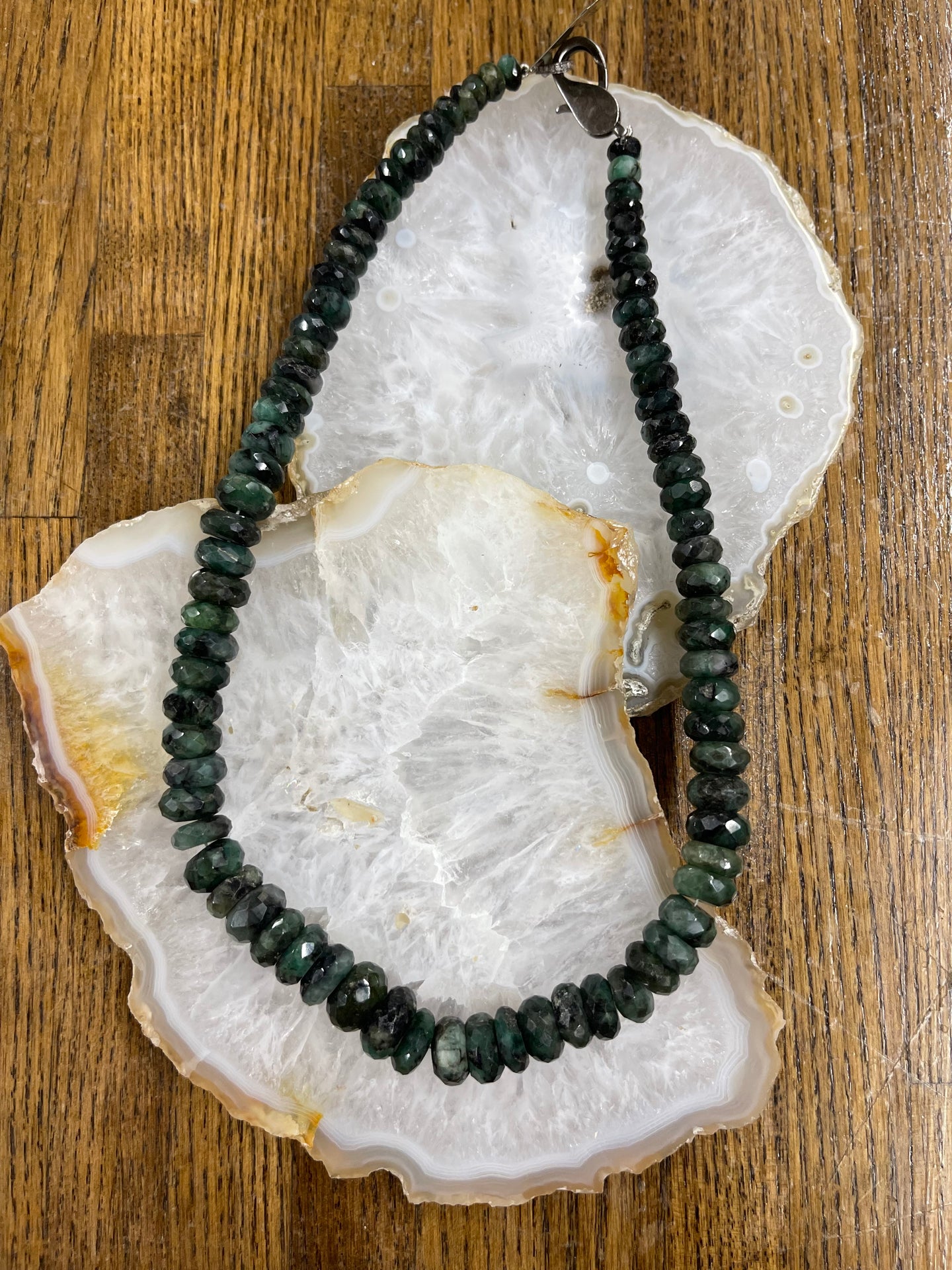 Stone/Diamond Necklace