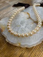11.5-12.5mm Peach Colored Freshwater Strand