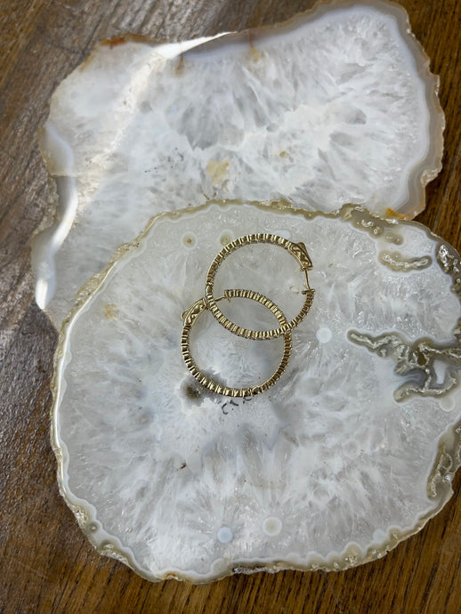 1.25” Diamond Hoop