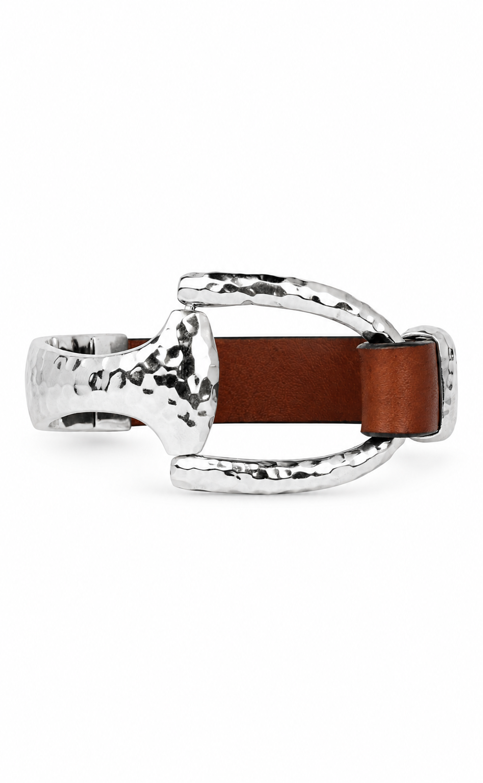 Hammered Silver Santa Clara Bracelet by Vincent Peach