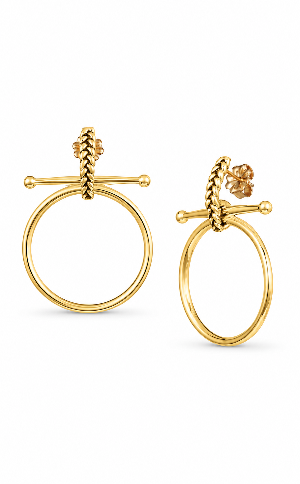 Fulmer Bit Earrings by Vincent Peach, view 2