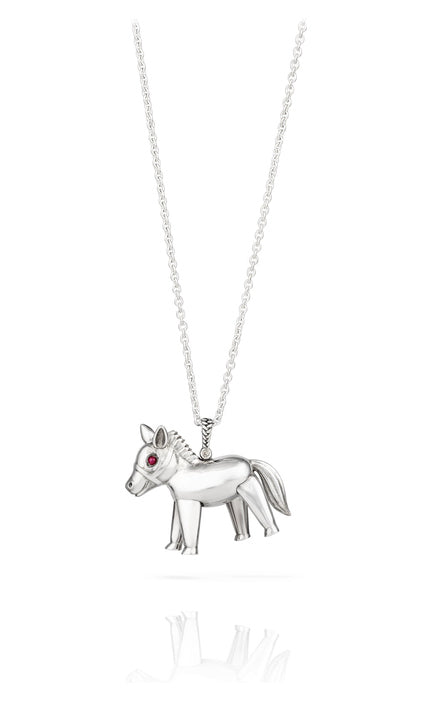 Ruby The Horse Necklace | Small