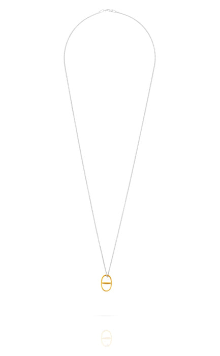 Two-Tone Small Kingston Charm Necklace by Vincent Peach