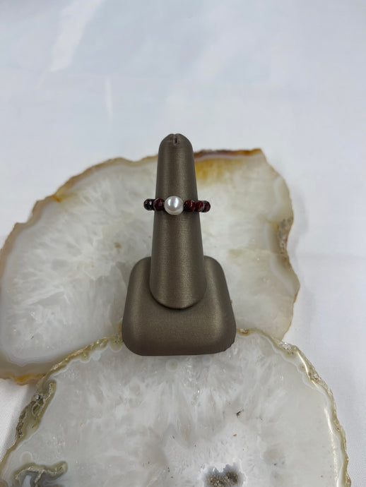 Stone Stretchy Ring - Vincent Peach Fine Jewelry