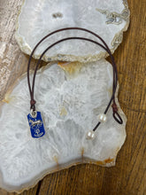 Blue Horse Equestrian Necklace