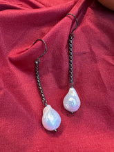 Oxidized Drop Earrings